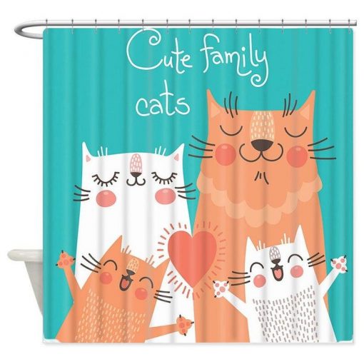 Cute Cats Shower Curtain