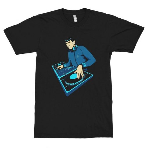 DJ Spock Star Trek Funny T-Shirt