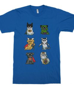 Dogs Superheroes Funny T-Shirt