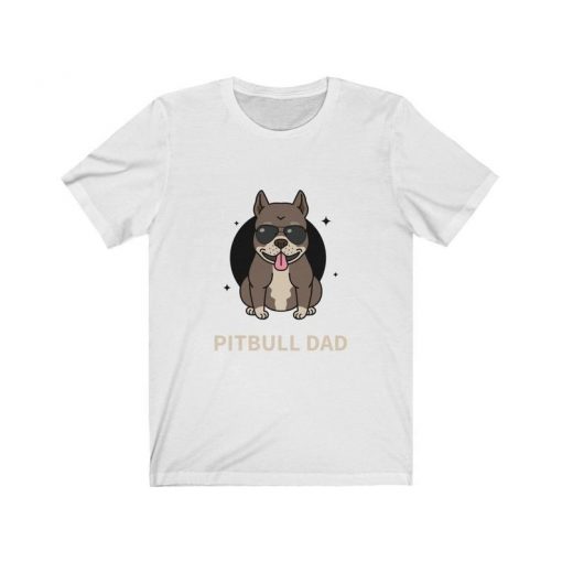 Funny Fathers Pitbull Dad T-shirt