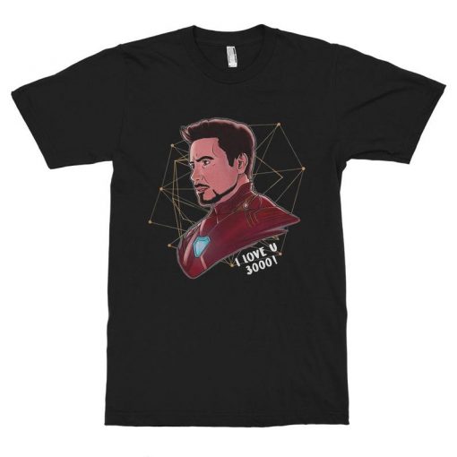 I Love You 3000 Iron Man T-Shirt,