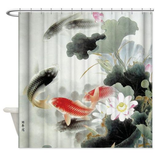 Koi Fish Shower Curtain