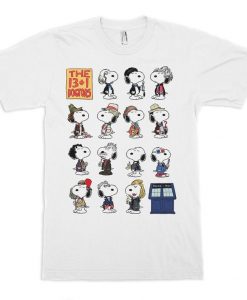 Snoopy and Doctor Who The Dogtors T-Shirt