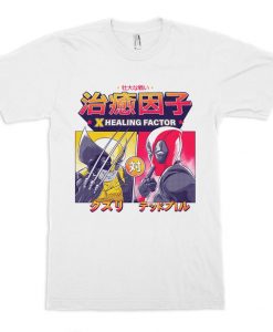 Wolverine vs Deadpool Healing Factor T-Shirt