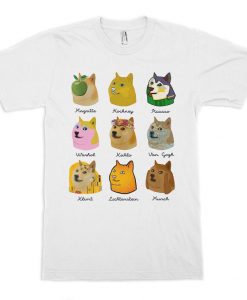 Doge Funny Famous Artists T-Shirt