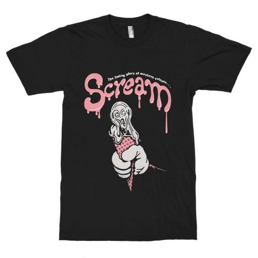 Edvard Munch's Ice Scream Funny T-Shirt