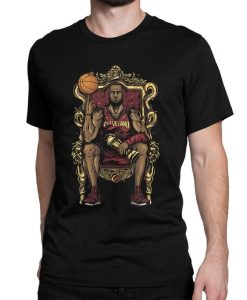 LeBron James The King Art T-Shirt