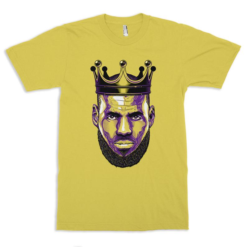 LeBron James The King of Basketball T-Shirt - americanteeshop.com ...