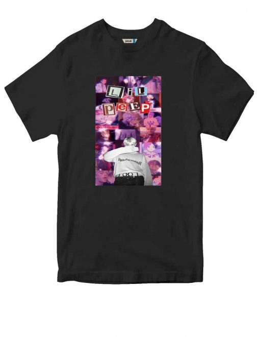 Lil Peep Album Collage Custom Design T Shirt