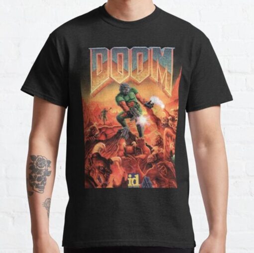 Doom Game Box Cover T-shirt