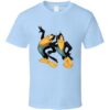 Heckle and Jeckle Retro Cartoon Character Worn Look Gift T Shirt