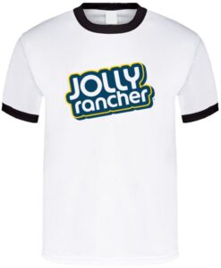 Jolly Rancher Candy Food Cool Worn Funny Ringer Shirt