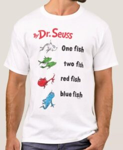 Dr Seuss One Fish Two Fish Vintage T-Shirt