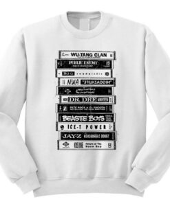Vintage Rap Mix Tapes Cassette Tapes Sweatshirt