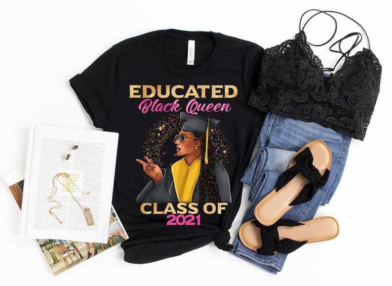 Educated Black Queen T Shirt Educated Black Queen T Shirt 4785