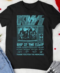 Kiss Band End Of The Road 46th Anniversary T-shirt
