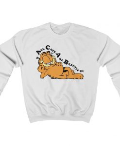 ACAB All Cats Are Beautiful Vintage Cartoon Unisex Sweatshirt