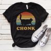 Chonk Funny Retro Vintage Pet Cat T-Shirt
