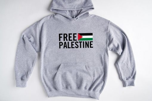Free Palestine (فلسطين), Free Gaza Palestine Flag Hoodie