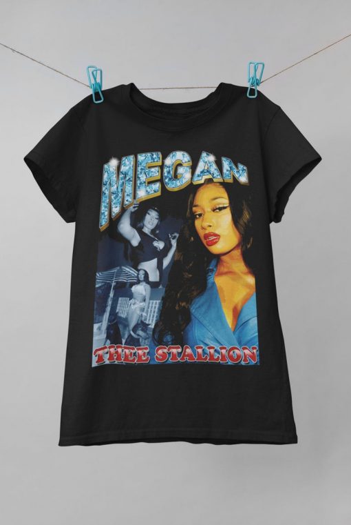 Megan Thee Stallion Sexy Model Retro Design T-shirt