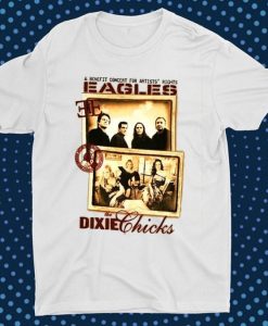 Eagles Dixie Chicks Artists Rights 2003 DC Event Show Tan T Shirt