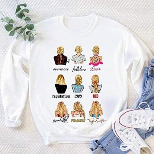Evolution of Taylor Swift Sweatshirt
