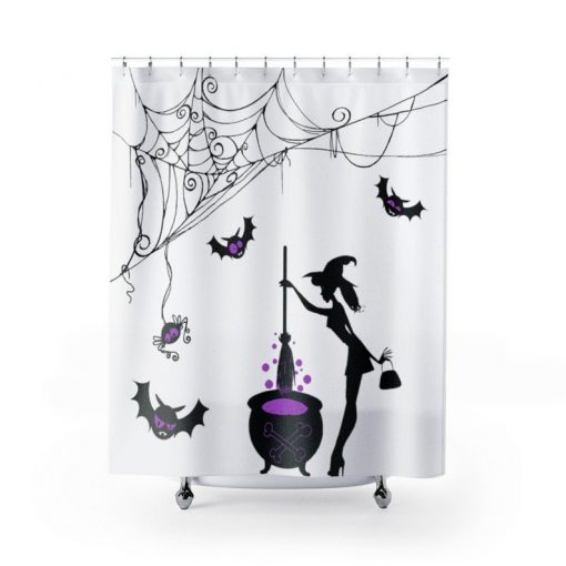Halloween Witch Shower Curtain