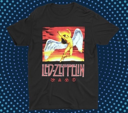Led Zeppelin Color Swan Song & Runes T-Shirt