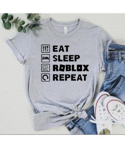 Eat Sleep Roblox Gamer Repeat T-Shirt