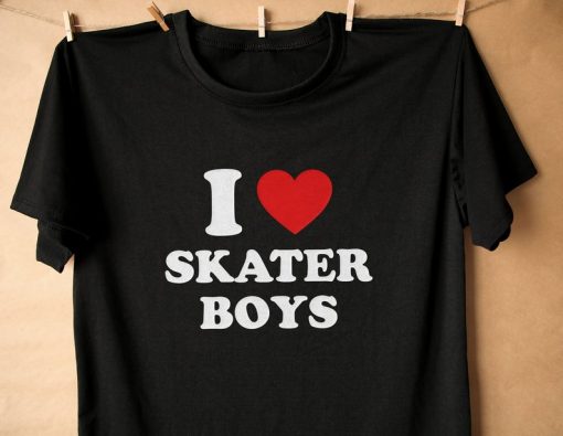 I Heart Skater Boys T-Shirt