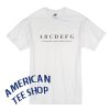 ABCDEFG Unisex T-Shirt