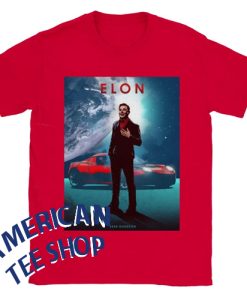 Elon Musk Tesla Roadster T-shirt