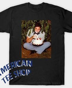 Johnny Cash Eating Cake T-Shirt