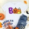 Boo Doodle Letters Halloween Party T-Shirt