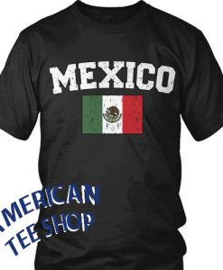 Distressed Mexico Country Flag T-Shirt