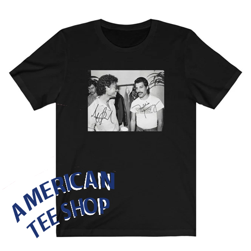 Michael Jackson and Freddie Mercury T-Shirt - americanteeshop.com ...