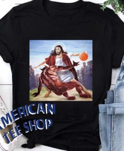 Jesus Crossing Up The Devil Christian T-Shirt