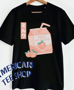 Kawaii Anime Peach Milk Shake Unisex T-shirt