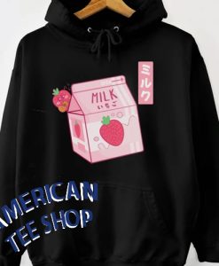 Strawberry milk carton milkshake Hoodie