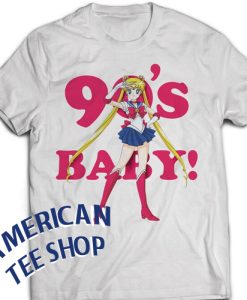 90s Baby Vintage Anime Cartoon Sailormoon T-Shirt