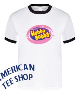 Hubba Bubba Gum Candy Snack Gift Ringer Shirt
