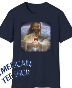 Jesus Holding Cigarettes T-Shirt