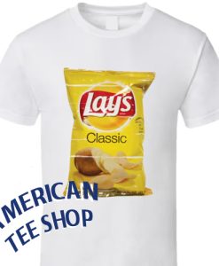 Lays Classic Potato Chips Food Funny Cool T Shirt
