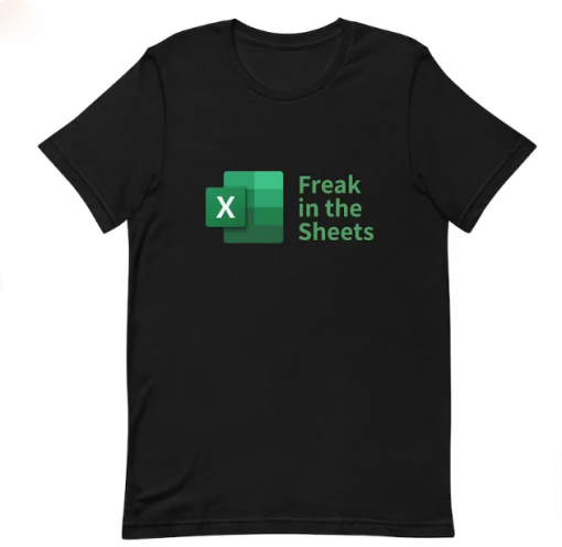 Freak Sheets Spreadsheets Funny T-shirt SD