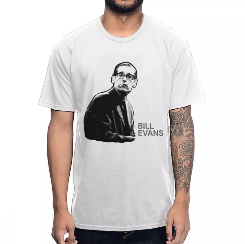 Bill Evans Piano Jazz Mens Womens T-Shirt