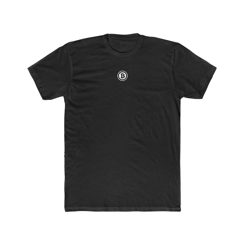 Black Bitcoin T-Shirt thd
