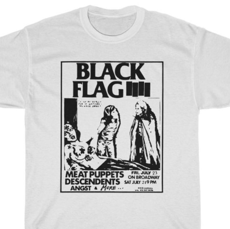 Black Flag Meat Puppets T-Shirt