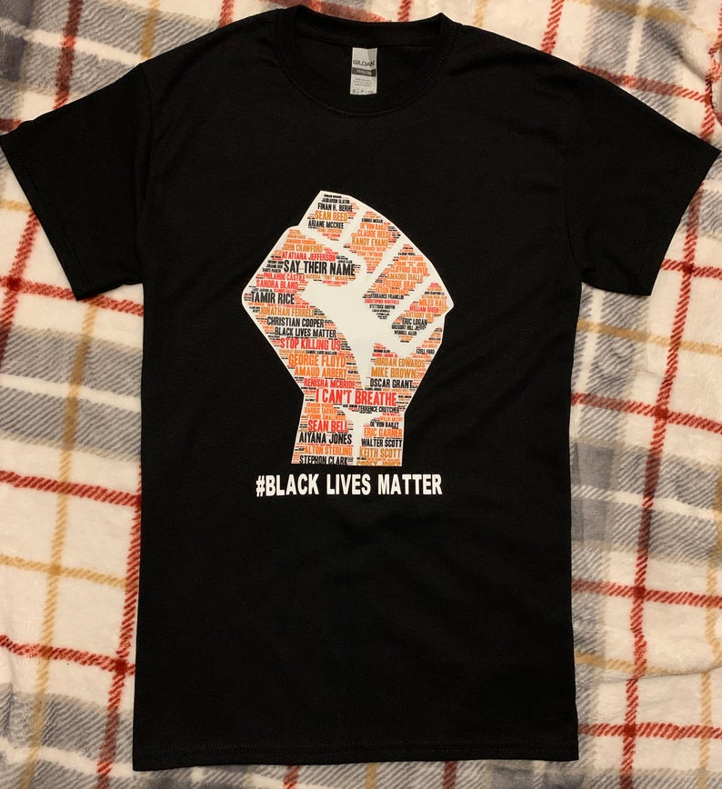 Black Lives Matter George Floyd Memorial T-shirt