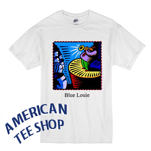 Blue Louie Pop Art T Shirt
