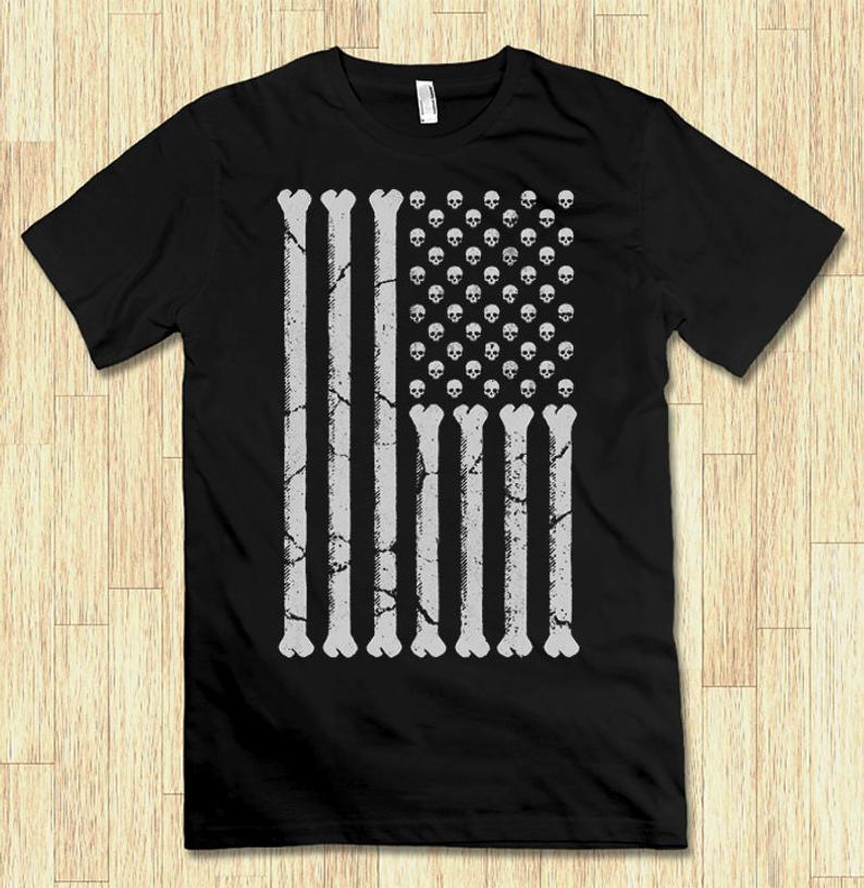 Bones American Flag Rap T-Shirt